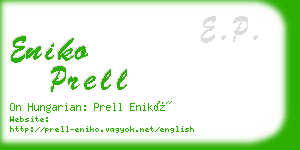 eniko prell business card